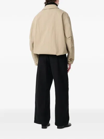 Studio Nicholson Comba Point-collar Jacket In Nude