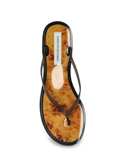 Christopher Esber Jo Flip-flops In Black