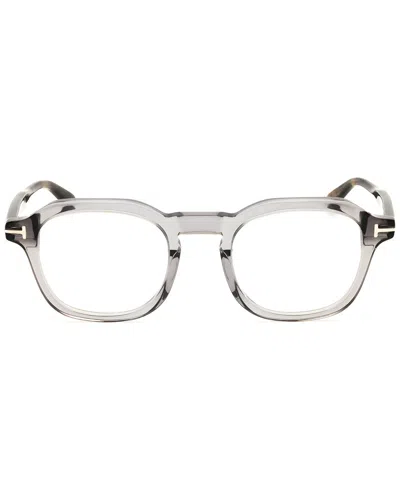 Tom Ford Men's 49mm Optical Frames In Gray