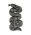 GUCCI Embroidered snake brooch