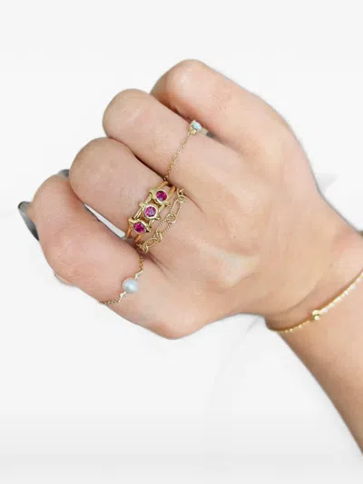 Yi Collection Ruby Orbit Ring In Gold