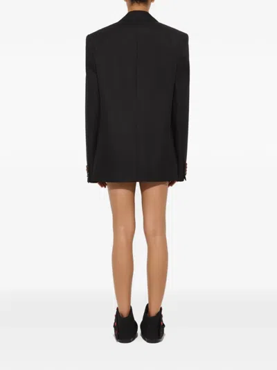 Pucci Oversized Cotton Blazer In Black