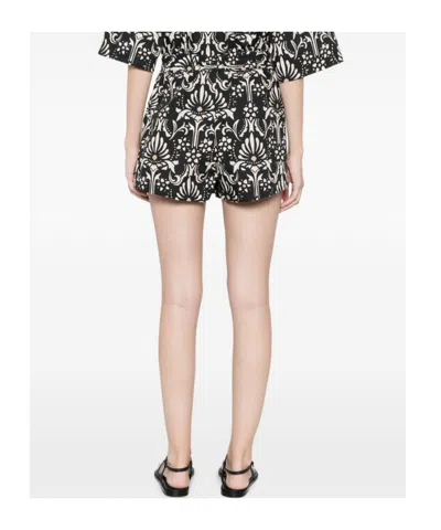 Pinko Bema Printed Drawstring Shorts In Multi
