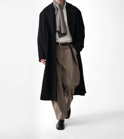 Studio Nicholson Freeman Single-breasted Coat In Black