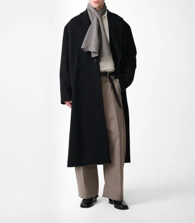 Studio Nicholson Freeman Single-breasted Coat In Black