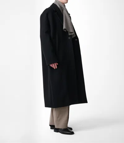 Studio Nicholson Freeman Single-breasted Coat In Black