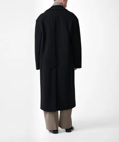 Studio Nicholson Freeman Single-breasted Coat In Black