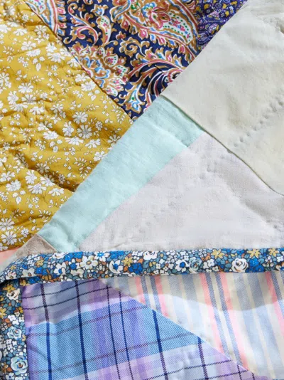 A.p.c. My Generation King Patchwork Linen-blend Throw In Multi