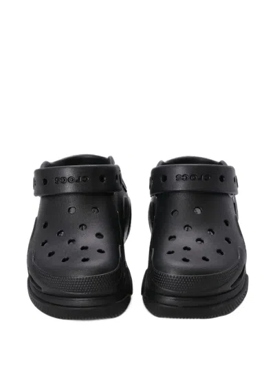 Crocs Bubble Crush Clogs In Schwarz