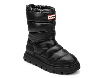Hunter Maribels Waterproof Snow Boot In Black