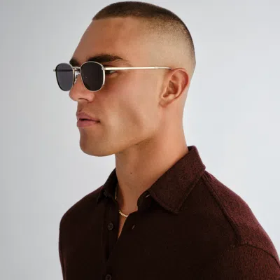 Le Specs Neptune Deux In Gold