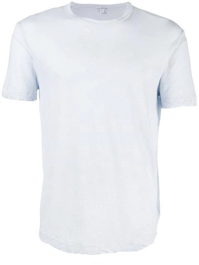 James Perse Classic T-shirt In Bianco