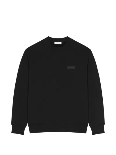 Givenchy Basic Cotton Crewneck Sweatshirt In Black