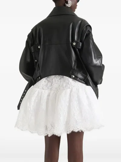 Givenchy Back-to-front Biker Jacket In Leather In Multi
