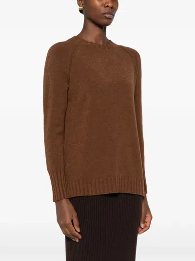 Arovescio Pullover Mit Raglanärmeln In Brown