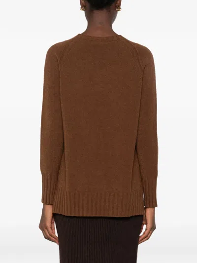 Arovescio Pullover Mit Raglanärmeln In Brown