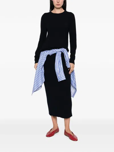 Arovescio Pullover Mit Rundem Ausschnitt In Blue