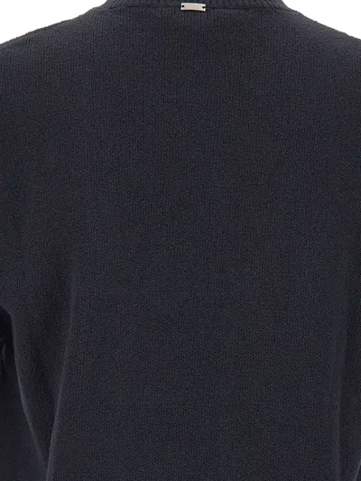 Herno Knitted T-shirt In Blue