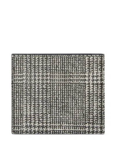 Givenchy Wallet In Houndstooth Effect Leather In Black