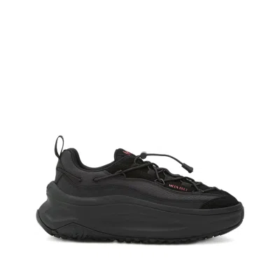 Moon Boot Lace-up Platform Sneakers In Black
