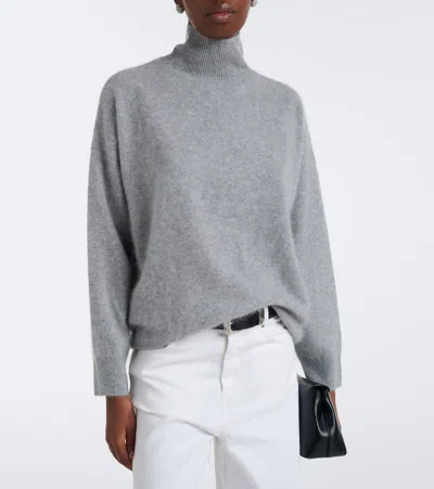 S Max Mara Wool Turtleneck Sweater In Grey