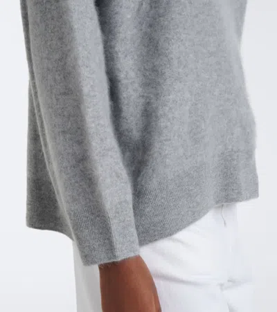 S Max Mara Wool Turtleneck Sweater In Grey