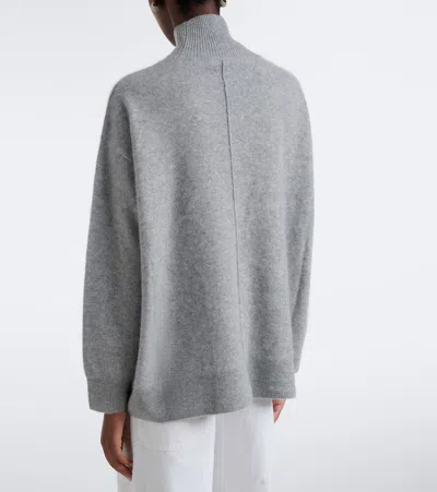 S Max Mara Wool Turtleneck Sweater In Grey