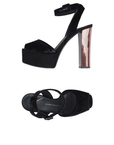 Giuseppe Zanotti Sandals In Black