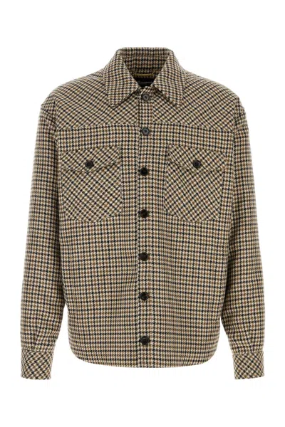 Dolce & Gabbana Brown Wool Oves Aries Full-length Jacket In Brown