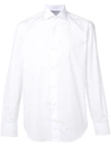 Eleventy Dandy Buttoned Shirt In White