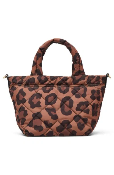 Marc Jacobs Mini Tote Bag In Leopard Multi