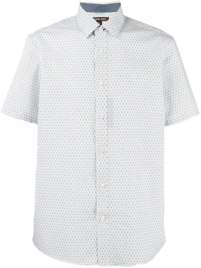 Shop Michael Michael Kors Geometric Print Shirt - White
