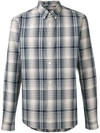 APC button down check shirt,MACHINEWASH