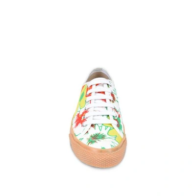 Shop Stella Mccartney Floral Canvas Sneakers