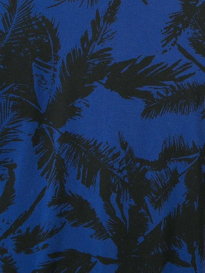 Shop Attachment Palm Tree Print T-shirt - Blue
