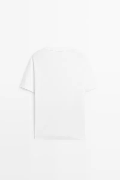 Massimo Dutti T In White