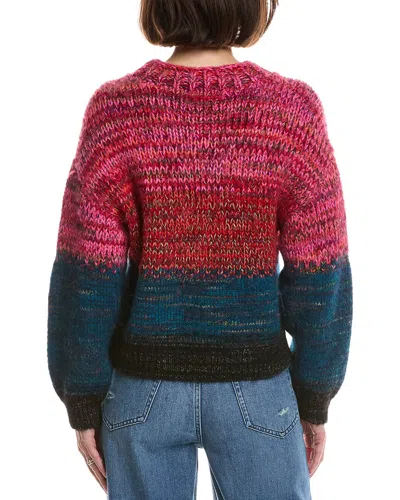 Mother The Crop Pullover Sweater In Multi