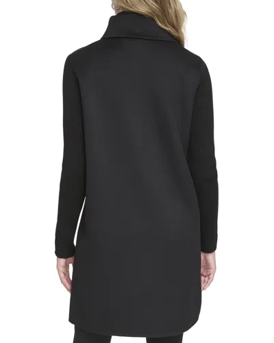 Kenneth Cole Wool-blend Medium Jacket In Black