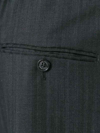 Shop Lucio Vanotti Cropped Trousers - Grey