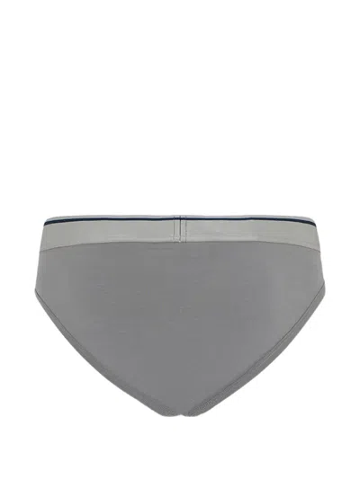 Dsquared2 Basic Logo-waistband Cotton Briefs In Gray