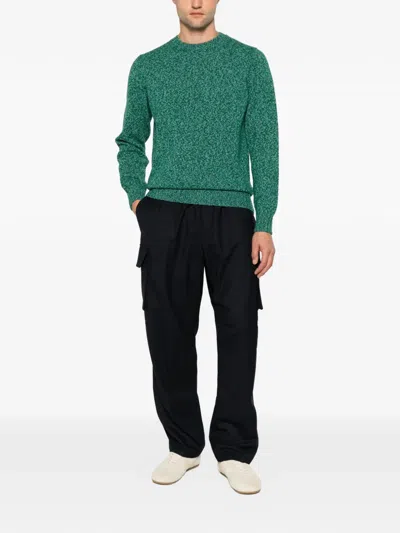 Lardini Internal-drawstring Cargo Pants In Black