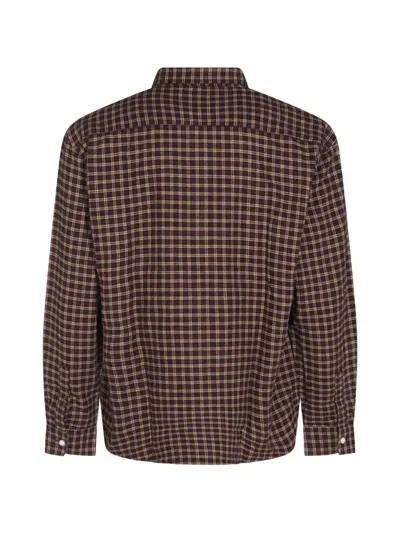 Nn07 Deon Check-pattern Shirt In Red