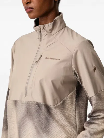 Peak Performance Gradient-effect Half-zip Top In Multi
