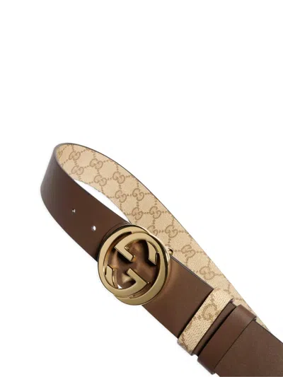 Gucci Interlocking G Reversible Belt In Multi