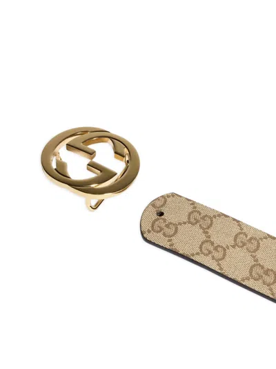 Gucci Interlocking G Reversible Belt In Multi