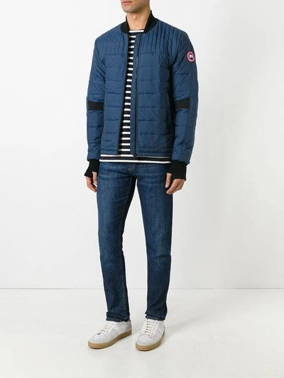 Shop Canada Goose Padded Jacket - Blue