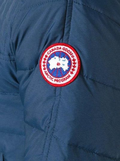 Shop Canada Goose Padded Jacket - Blue