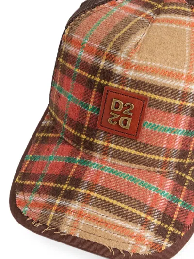 Dsquared2 D2 Cottage Baseball Cap In Multi