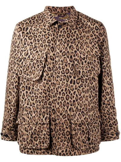 Shop Uniform Experiment Leopard Print Jacket