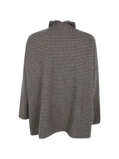 Daniela Gregis Houndstooth Jacket In Gray